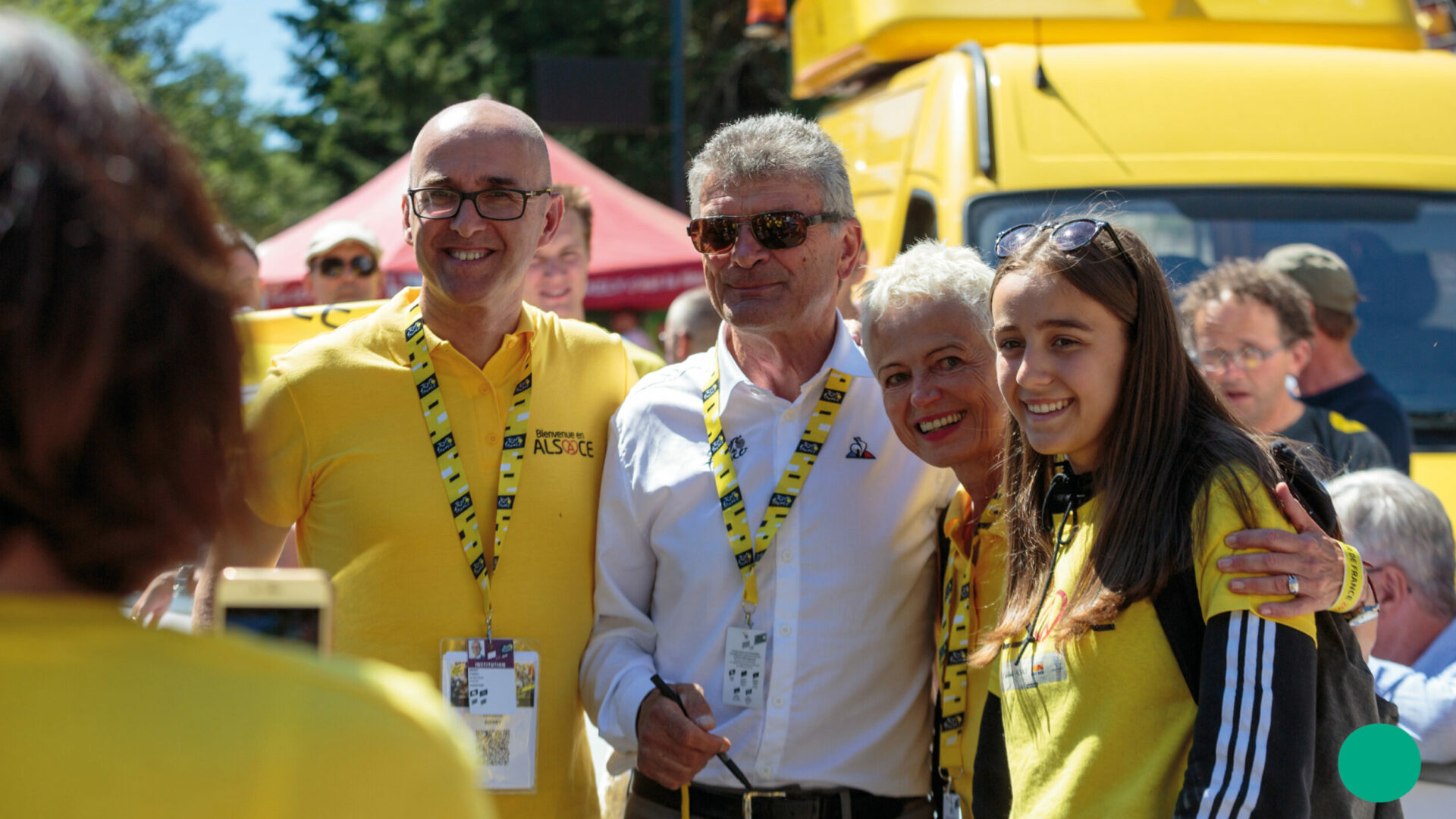 Accueil du Tour de France en Alsace pour ADT